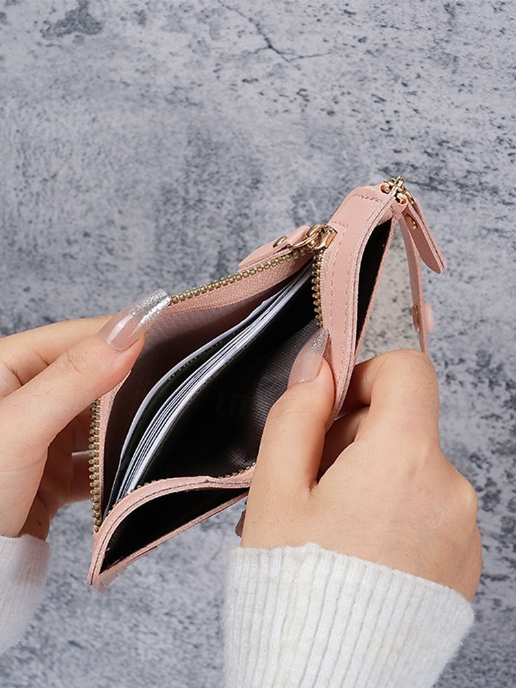 Women's Small Bifold Wallet with Zipper Coin Pocket – Faux Leather Card Holder Purse for Ladies, Teens and Girls – Compact Stylish Accessory for Everyday Use and Travel 2026 - $11.99 –P3