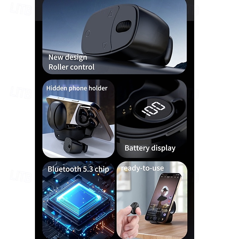 Wireless Mobile Phone Selfie Remote Control Ring Wireless Remote Controller 2025 - $24.99 –P5