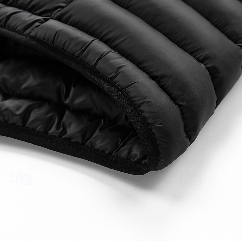 Pánské Zimní kabát Puffer bunda Polstrovaná bunda Kapsy Polyester Dovolená Denní nošení Rande Standardní Módní Na běžné nošení Pohodlné Zahřívací Zima Plná / Jednobarevná Tmavě šedá Černá Bílá Žlutá 2026 - $51.99 –P7