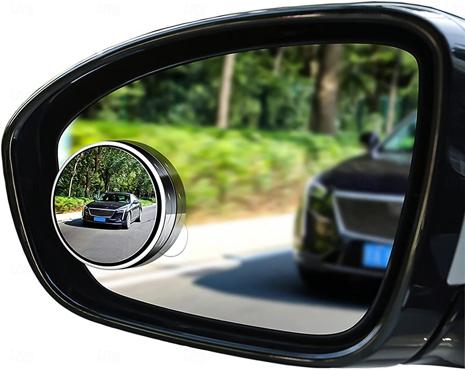 Espejo retrovisor para punto ciego de coche, 2 unidades, ajustable a 360 grados, gran angular, con ventosa, universal, redondo, auxiliar, para conducción, seguridad y estacionamiento. 2025 - $6.99 –P10