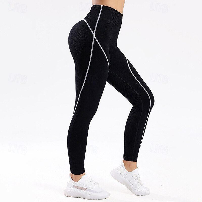 Női Testhezzálló nadrágok Tajice za trčanje Jóga leggings Hasformáló Magas derék Tornaterem Edzés Sportos Alsók Tömör szín Fekete Ősz Sport Sportruházat 2026 - $13.99 –P3