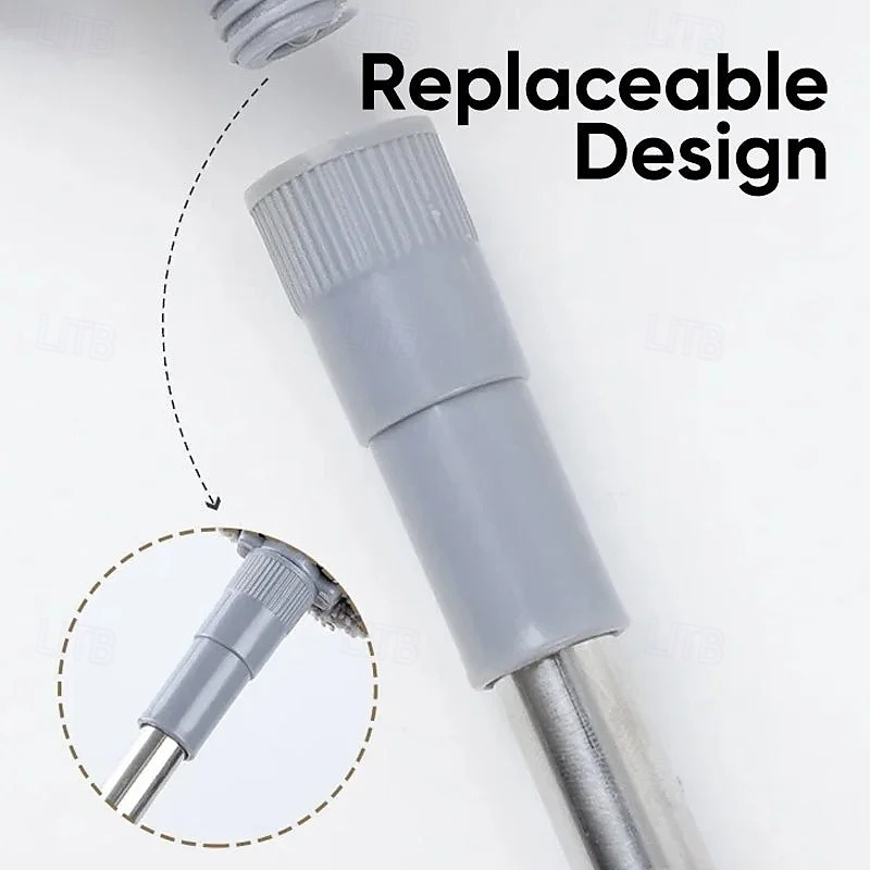 Plumero de microfibra curvo, retráctil y lavable, de 2,8 metros de largo, con mango extensible, flexible y electrostático, ideal para limpiar el hogar, ventiladores de techo de gran alcance, 2025 - $6.49 –P7