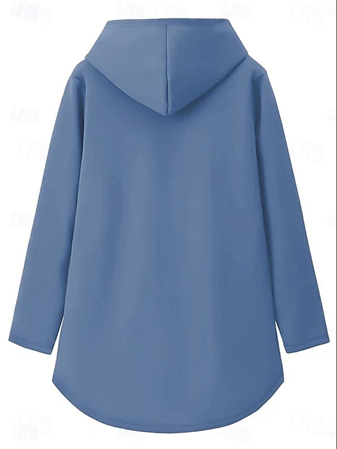 Femmes Quotidien Sweat à capuche manche longue À capuche Graphique Lettre Cordon de serrage Imprimé Occasionnel Quotidien Rose Claire Bleu Gris Automne Coupe Ample de 2025 ? $44.99 –P5