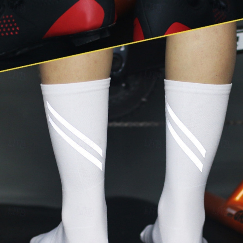 Hombre Calcetines Calcetines Ciclismo Calcetines de bicicleta Calcetines deportivos Calcetines atléticos Camping / Senderismo Senderismo Ejercicio al Aire Libre Bicicleta / Ciclismo Alta elasticidad 2025 - $12.99 –P3