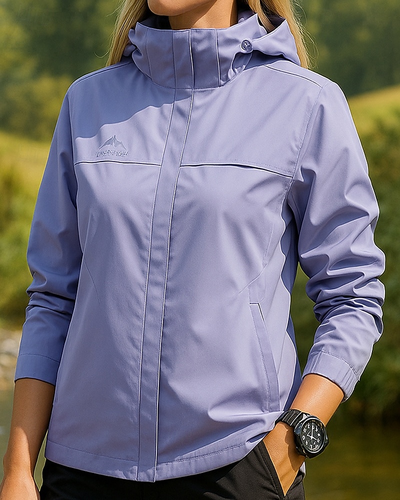 Pentru femei Αντιανεμικό Jachetă Softshell Μπουφάν πεζοπορίας În aer liber Impermeabil Rezistent la Vânt Îmbrăcăminte pentru drumeții Primăvară Toamnă Topuri Camping / Drumeții / Speleologie Alergat 2025 - $38.99 –P3