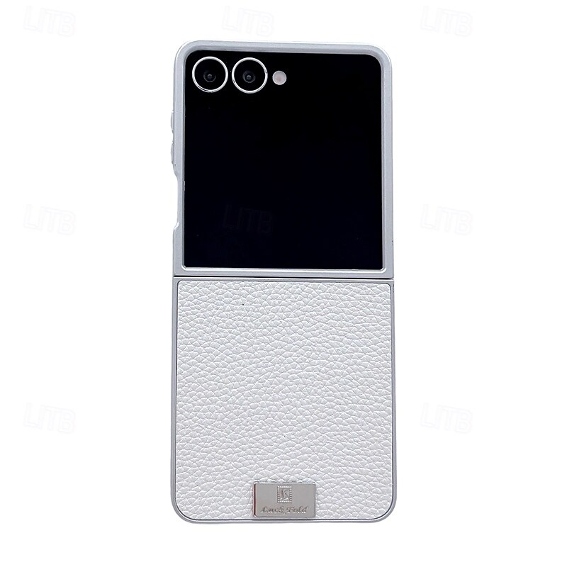 телефон Кейс для Назначение SSamsung Galaxy Z-флип 7 Z-флип 6 Z Flip 5 Z Flip 4 Кейс на заднюю панель Защита от удара Ретро ТПУ Кожа PU 2025 - $11.99 –P3