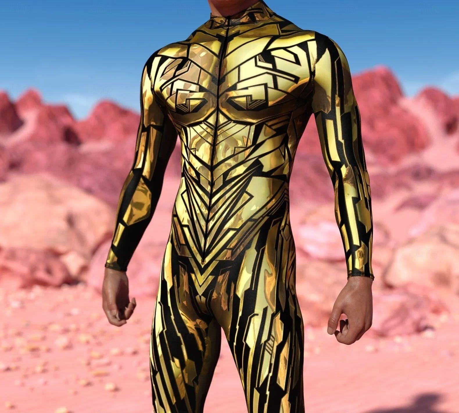 Trajes Zentai estampados Traje de cosplay Body Estampado Disfraz de carnaval Traje de Cuerpo Completo Hombre Mujer Disfraz Sexy Víspera de Todos los Santos Traje para Rendimiento Fiesta Mascarada 2025 - $29.99 –P7