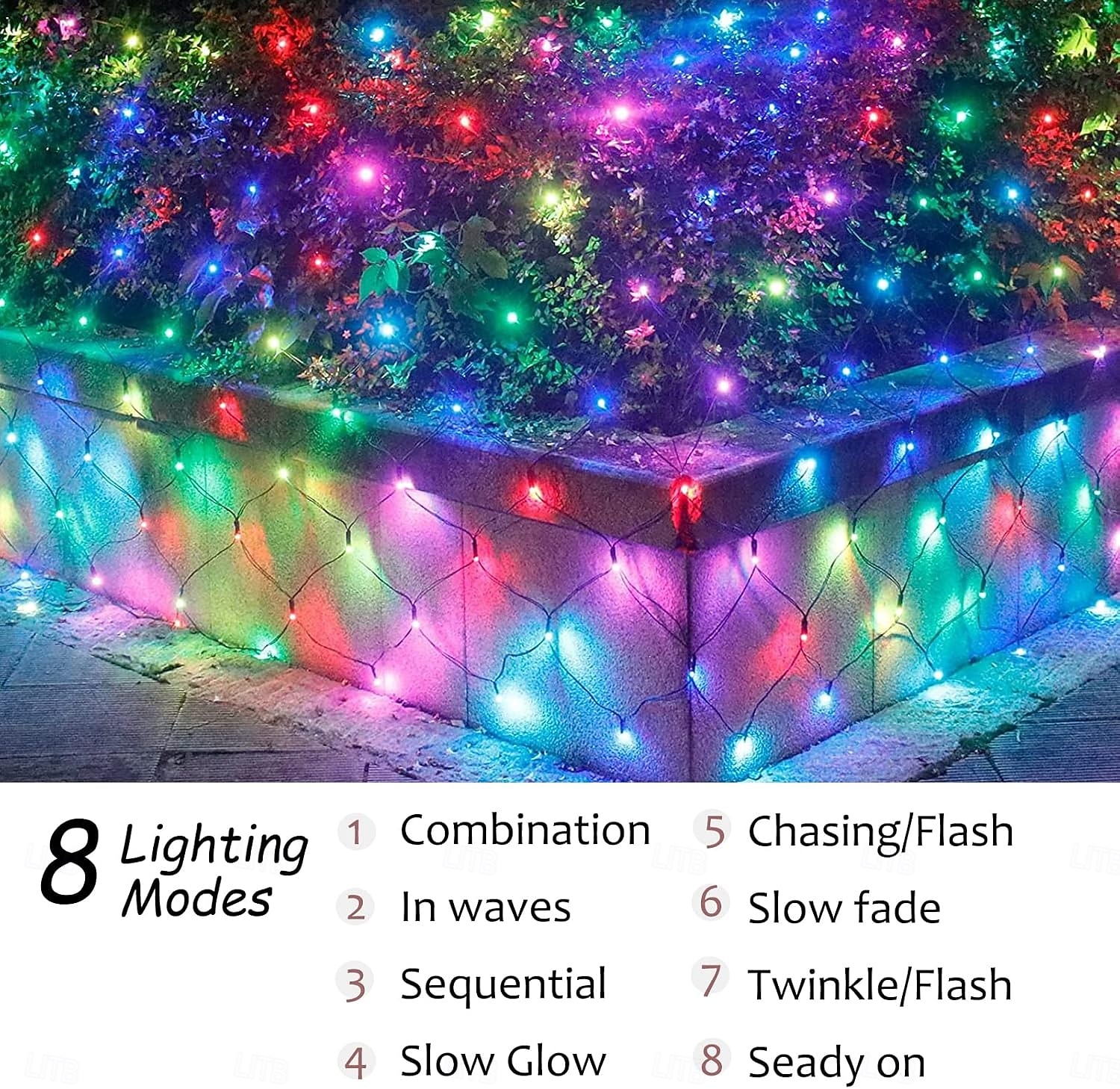 2025年 1.5m 3M 6メートル ストリングライト クリスマスストリングライト 96/192/672 LED EL 温白色 クールホワイト マルチカラー LEDネットメッシュストリングライト ハロウィーン ソーラー駆動 ホリデー 24 V  コレクション – $21.99 –P1