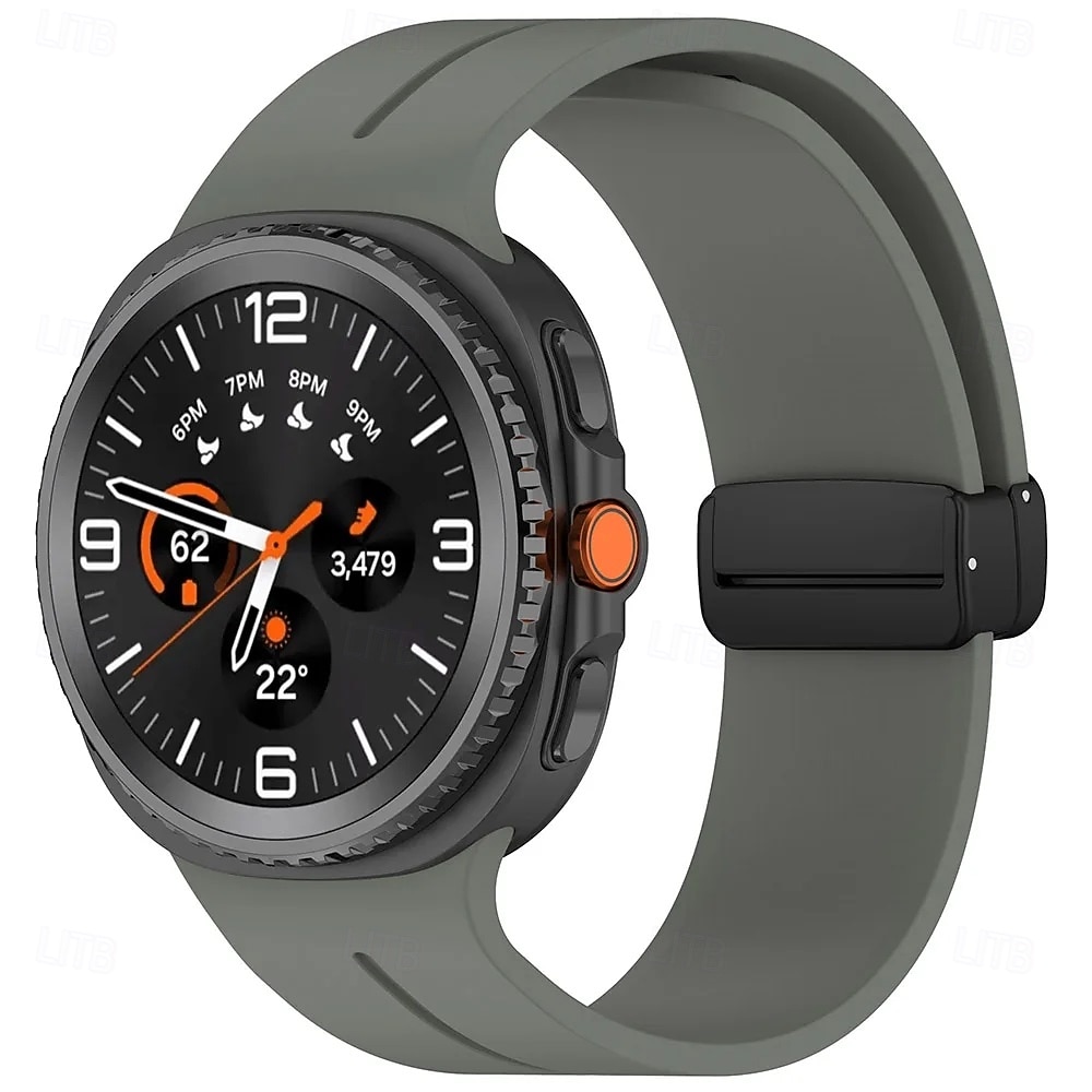 Correa clásica de silicona con hebilla magnética para Samsung Galaxy Watch 8 (44 mm y 40 mm) 2026 - $15.99 –P10