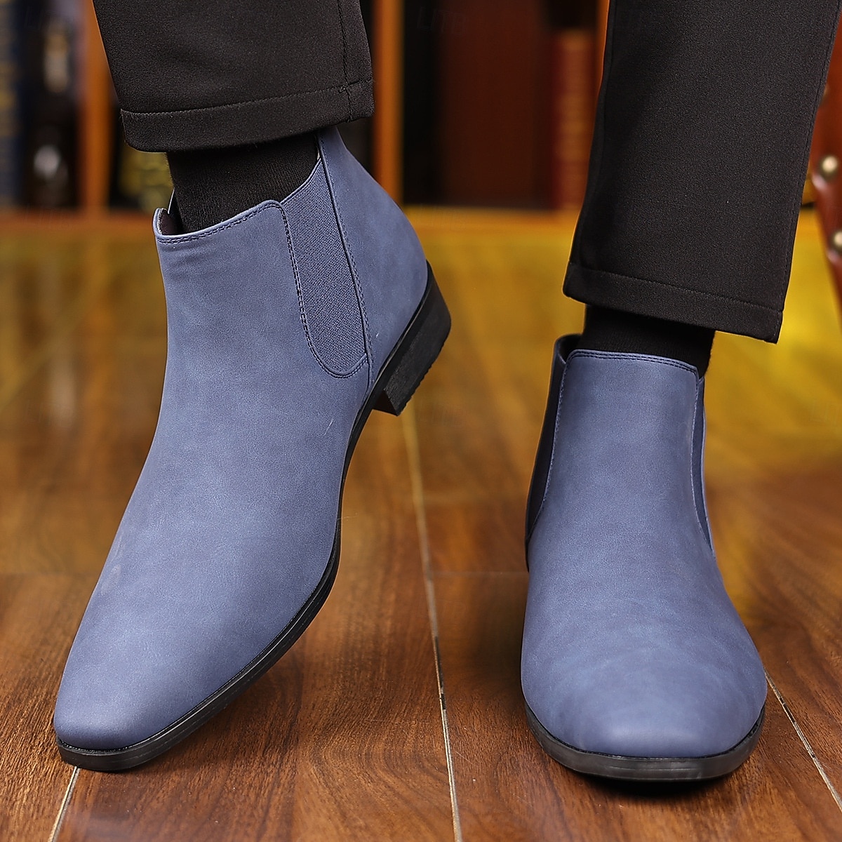 Botines Chelsea para hombre: botines informales de negocios para uso diario y de oficina. 2025 - $64.99 –P9