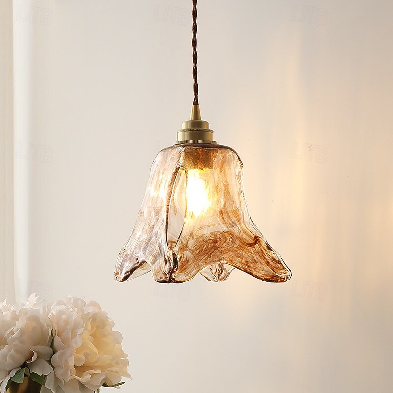 Mini luminária pendente de vidro e cobre com cúpula de vidro, luminária pendente de vidro transparente para quarto, sala de jantar e cozinha de 2025 por $141.99 –P5