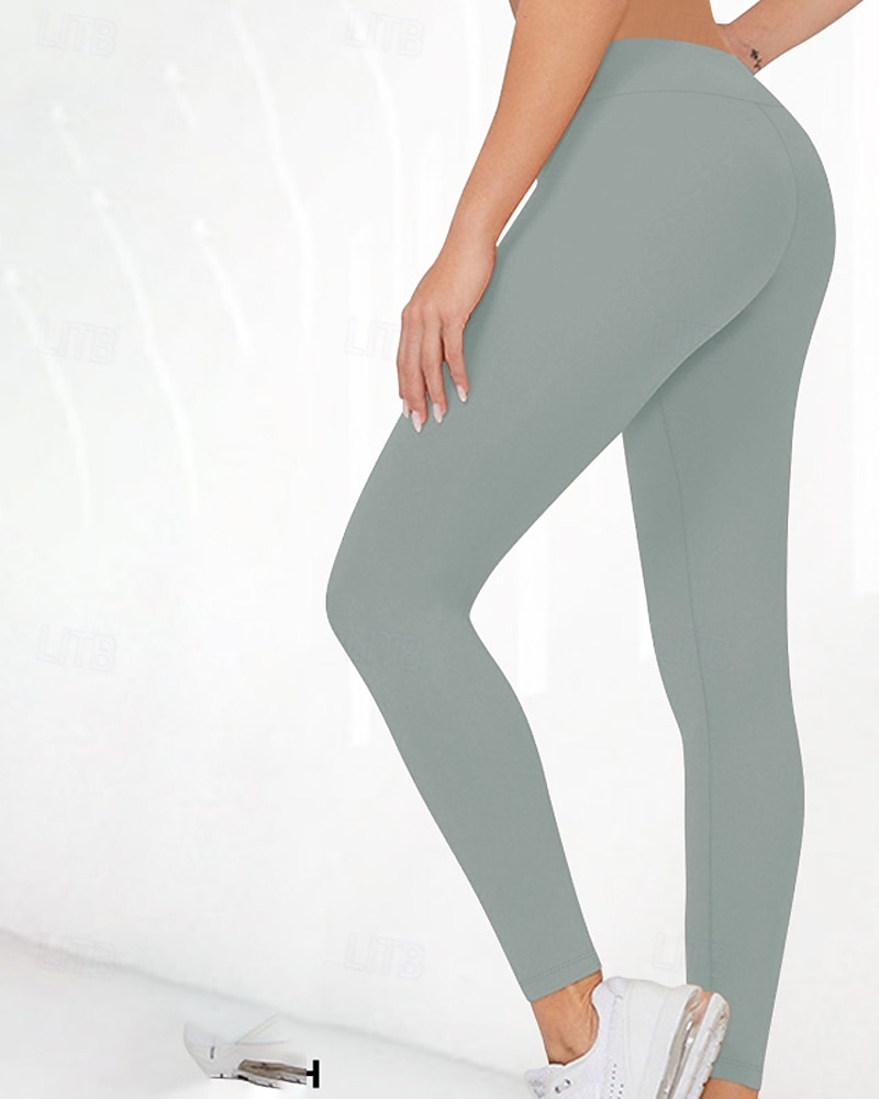 Pentru femei Pantaloni Jambiere Șic Stradă Casual Lungime totală Natural Simplu Talie elastică Comfortabil Stradă Concediu Sfârșit de săptămână Roșu Claret Negru Alb Roz Toamnă Fit regulat 2025 - $14.99 –P13