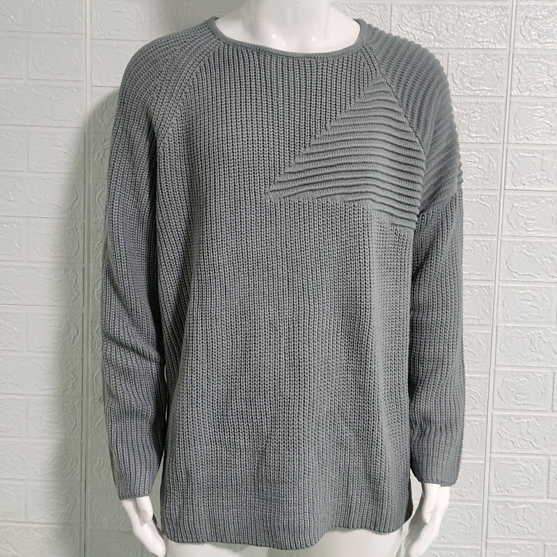 Herren Pullover Strickpullover Gerippt Stricken Normale Oberteile Gestrickt Einfach Rundhalsausschnitt Mode Basic Urlaub Alltagskleidung Bekleidung Herbst Winter Schwarz Weiß M L XL 2026 - $40.99 –P3