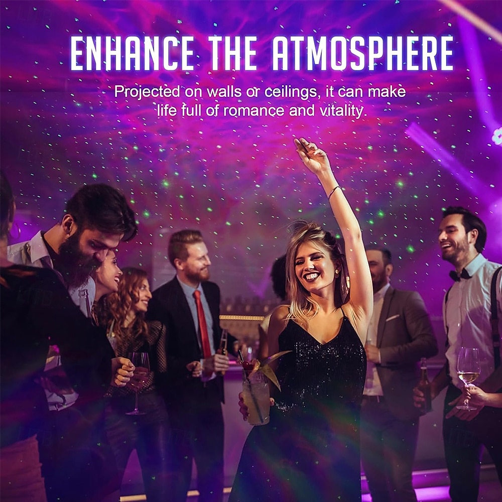 UFO Проектор Галактики LED Огни для Спальни Звездный Проектор Ночной Светильник для Детей и Взрослых Звездное Небо Потолочный LED Свет Комнатный Декор Эстетические Подарки на Дни Рождения 2026 - $74.99 –P4