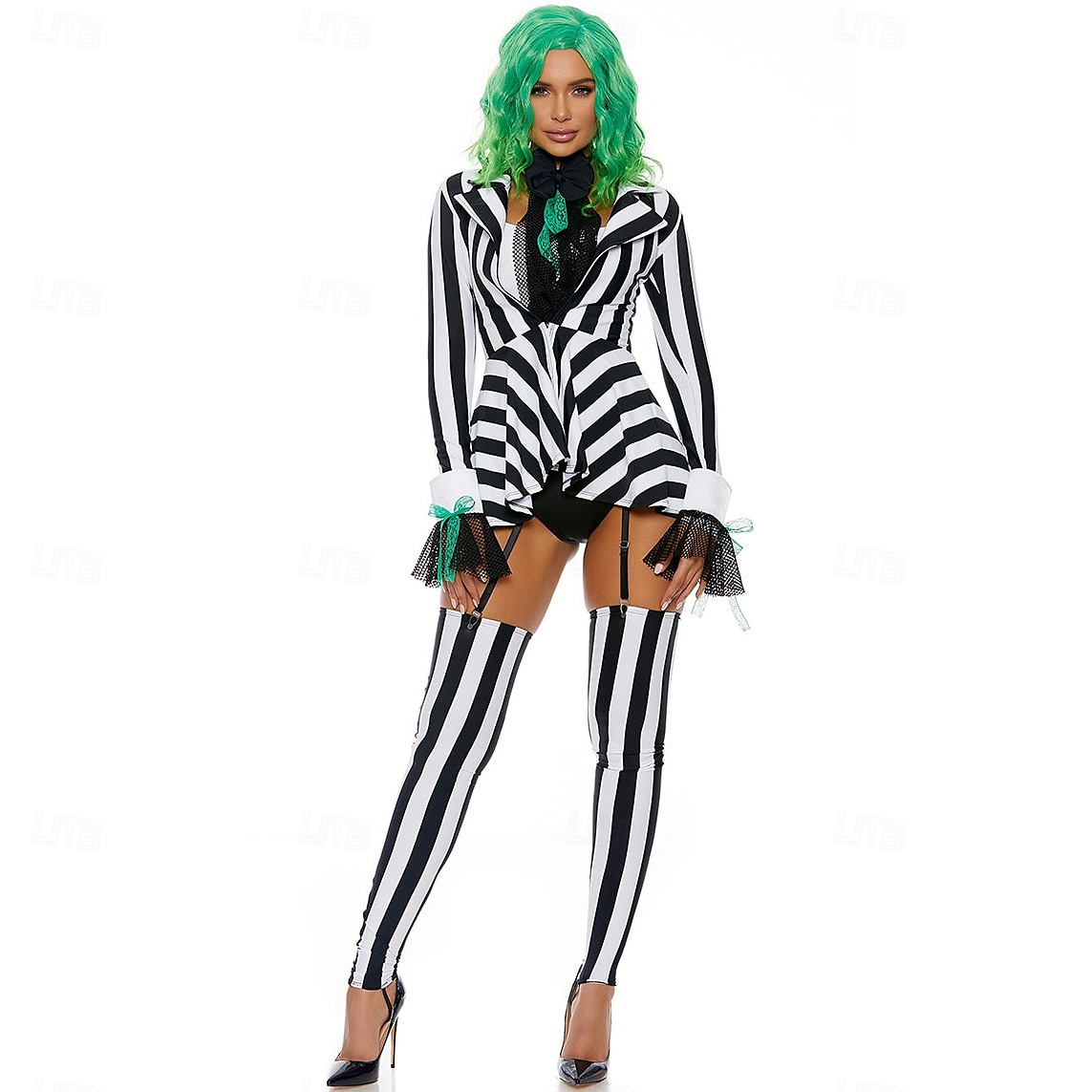 Beetlejuice Beetlejuice Úbory Punčocháče Cosplay kostým Filmové kostýmy for Dámské Dospělí předvečer Všech svatých Karneval Výkon Párty 2025 - $46.99 –P3