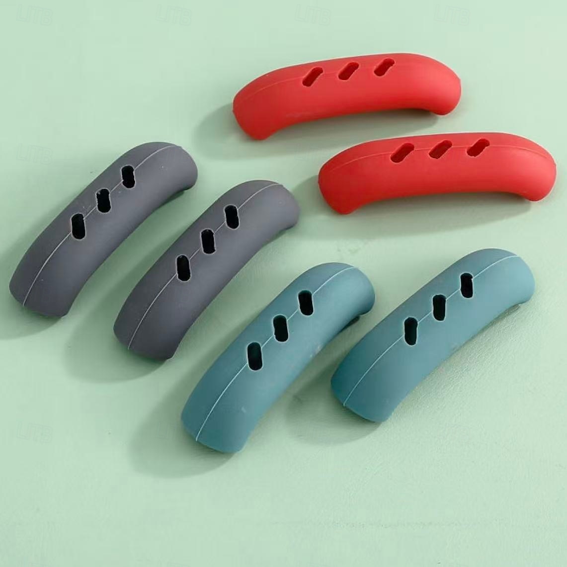 3 pár szilikonból készült, forrázásgátló edényfogantyú-védő, hő- és kopásálló konyhai fogantyúvédő lábashoz, párolóhoz, főzőedényhez és forró edényhez 2025 - $7.99 –P7