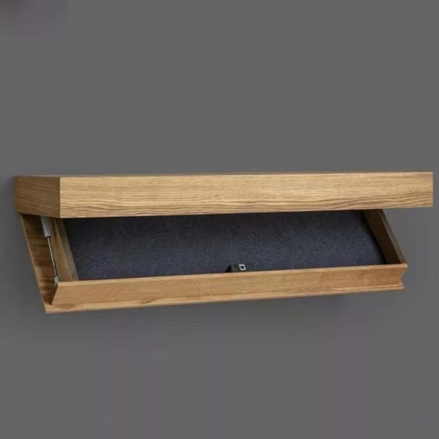 Étagères design avec compartiments, étagères flottantes cachées, solutions de rangement à compartiments dissimulés améliorées, panneau mural pour salon bureau, décoration d'étagère en bois de 2026 ? $92.99 –P7