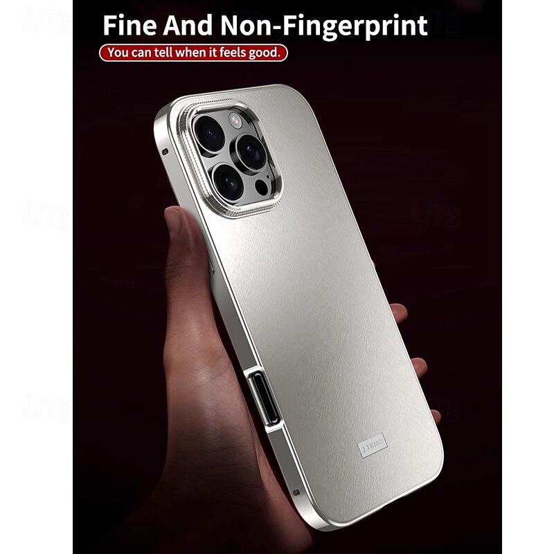 телефон Кейс для Назначение iPhone 17 Pro Max 17 Air 16 Pro Max Plus 15 Pro Max 14 Pro Max Кейс на заднюю панель Защита от удара Ретро Металл 2025 - $21.99 –P10