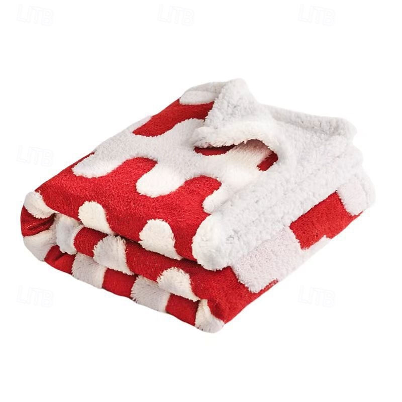 Pătură impermeabilă pentru animale de companie pătura groasă din flanel și sherpa pentru patul animalelor de companie pătură moale din catifea pentru câini 2025 - $11.49 –P20