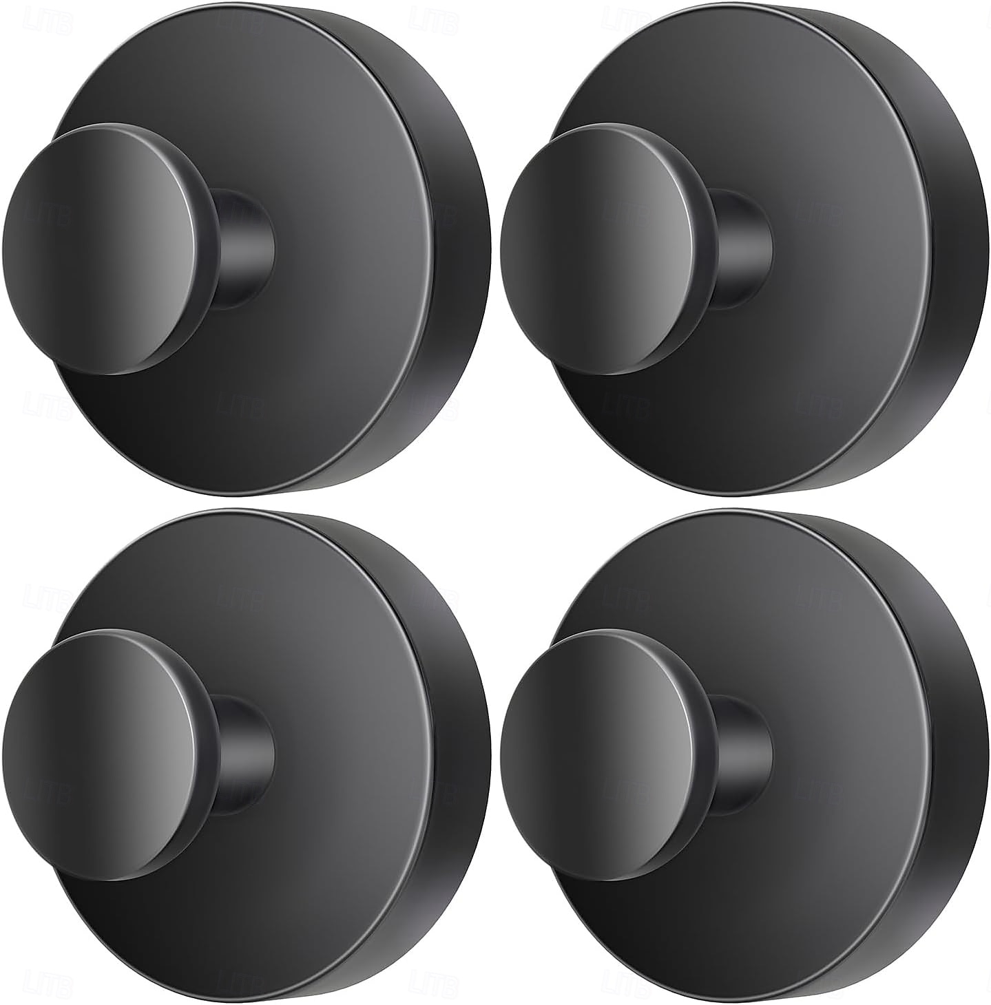 Pachet de 4 cârlige cu ventuză pentru duș, coroane, prosoape, halate, lufă, cârlige de baie detașabile, fără găurire, pentru montare pe pereții băii, bucătărie, sticlă, oglinzi, faianță, suprafețe 2025 - $16.49 –P1