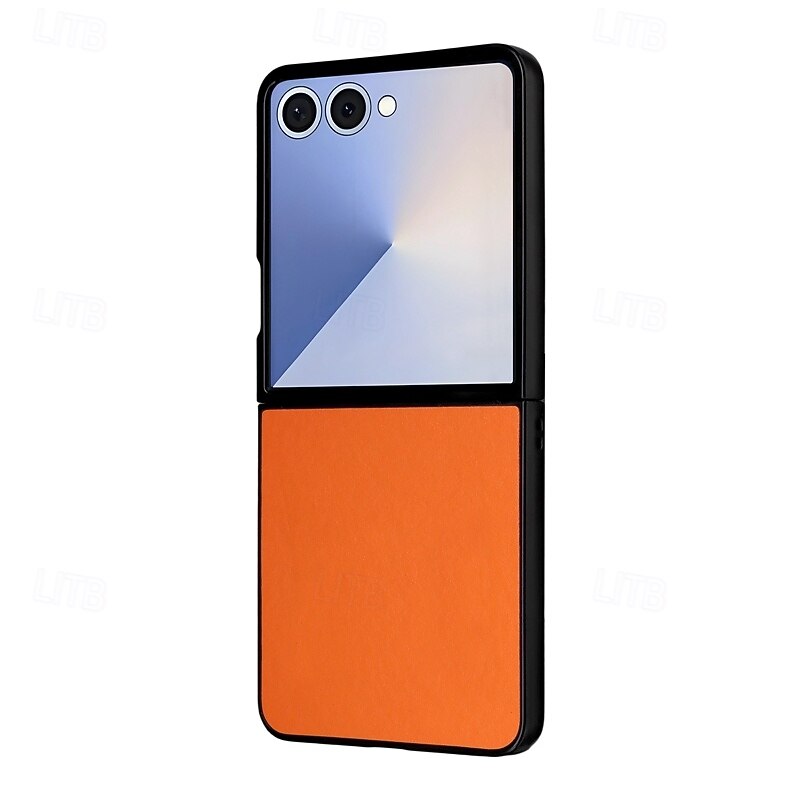 telefono Custodia Per Samsung Galaxy Z Flip 7 Z Flip 7 FE Z Flip 6 Z Flip 5 Copertura Posteriore Resistente agli urti Retrò TPU Pelle PU del 2025 a $9.99 –P3
