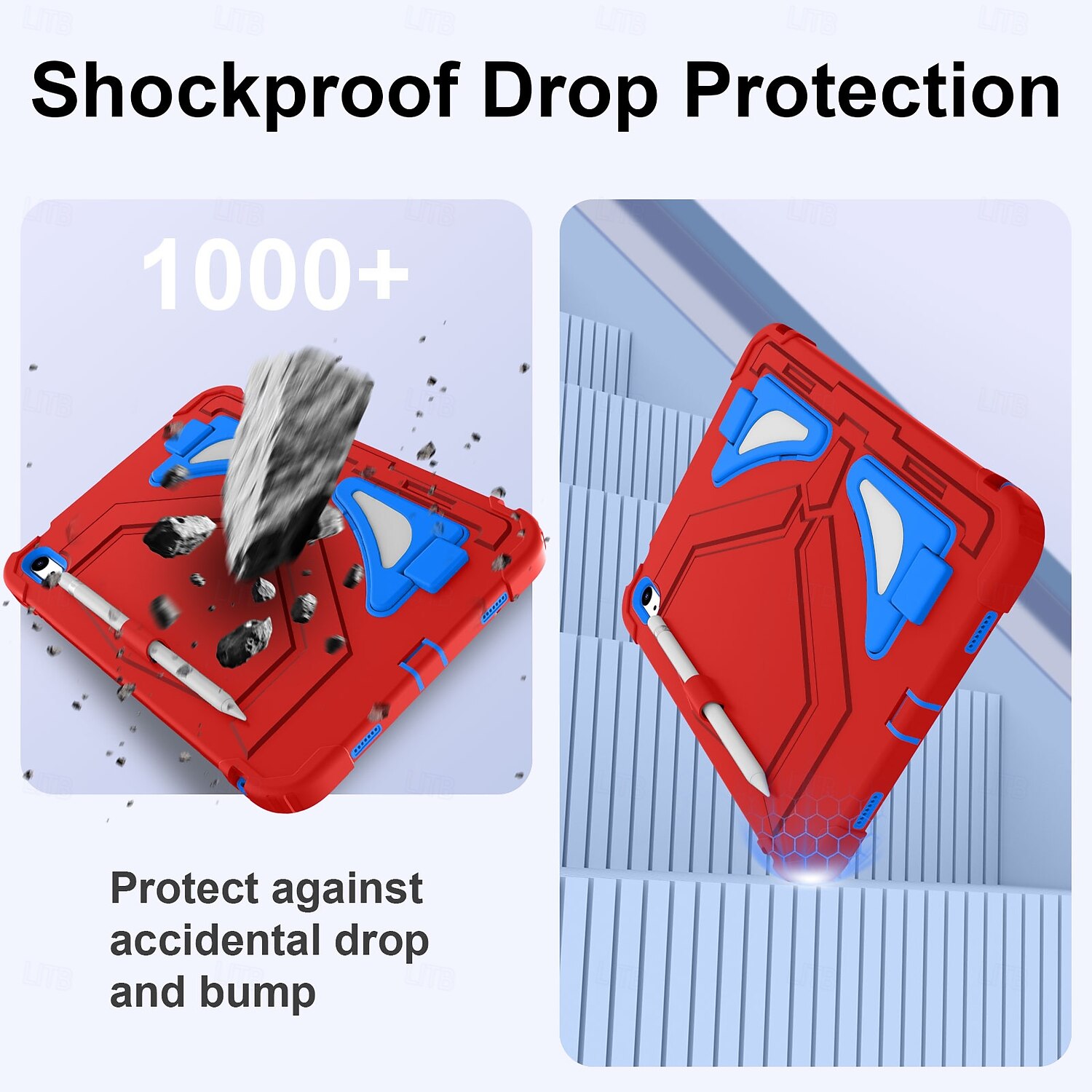 Tablet Case Cover For Apple iPad 10th 10.9'' Portable Shoulder Strap with Adjustable Kickstand Armor Silica Gel PVC 2025 - $19.99 –P6