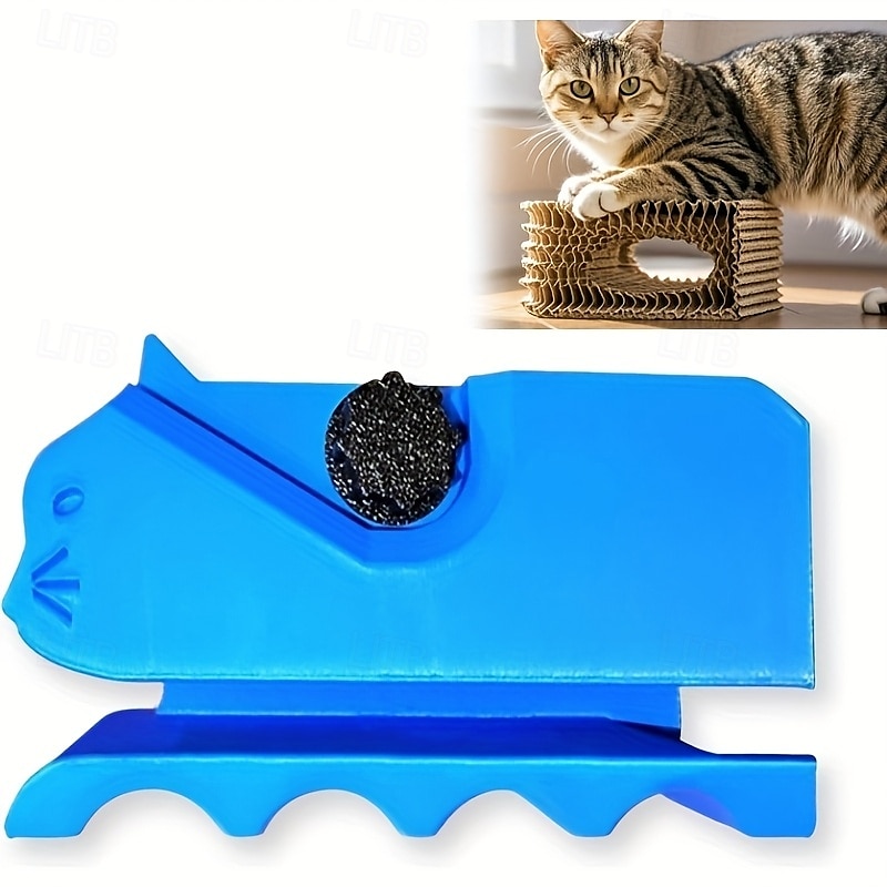 1pc DIY Cat Scratch Board Cutter Tool - Manual Cardboard Cutting Device with Sharp Edge Creation for Scratch Boards, Boxes, Gift Decorations - Safe for Cats, Easy-to-Use Household Crafting Tool 2025 - $7.99 –P17