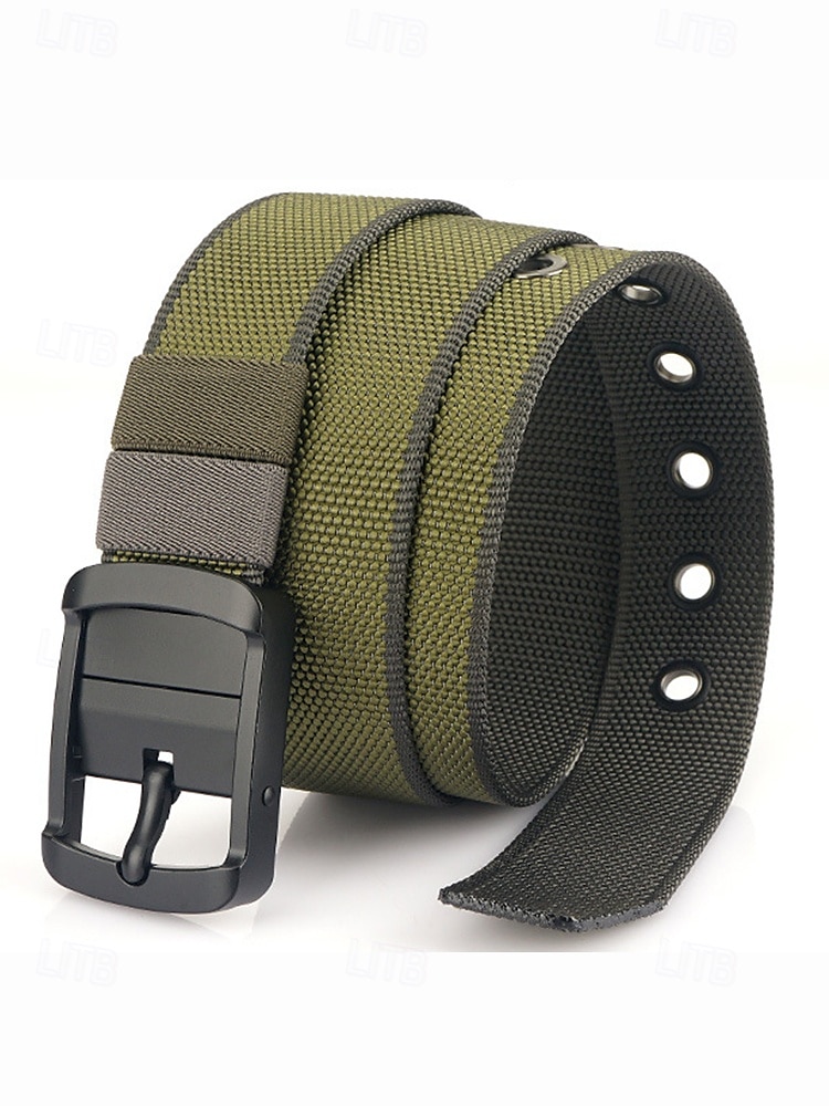 Ceinture tactique réversible en nylon pour homme avec boucle de réglage rotative - sangle de style militaire durable pour l'extérieur, le travail et les vêtements décontractés de 2025 ? $14.99 –P3