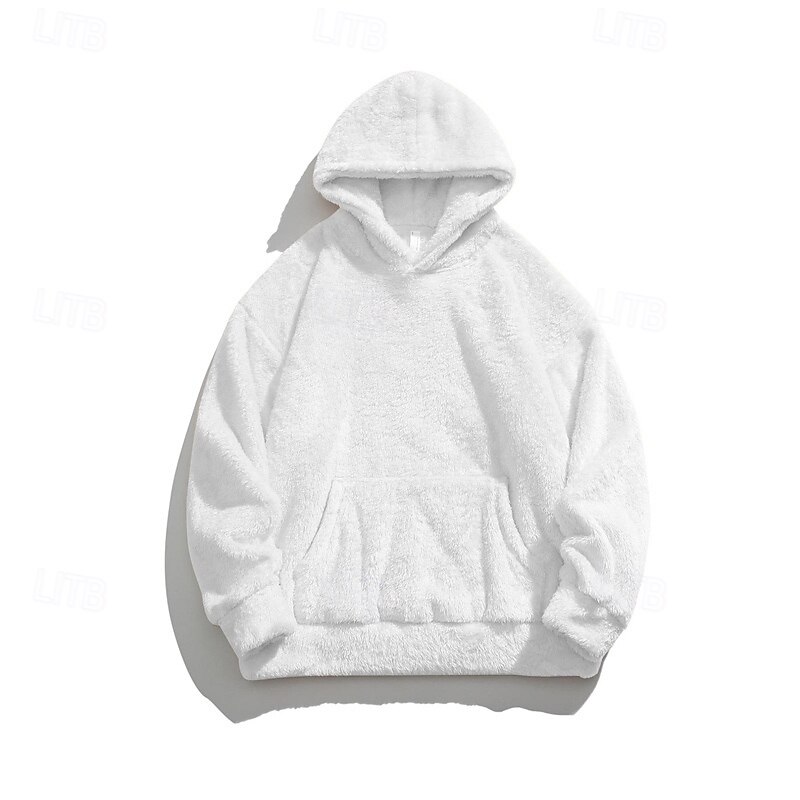 Per uomo Felpa in pile Felpa con cappuccio in pile Felpa termica Manica Lunga Con Cappuccio Top Esterno Calore Termico Inverno Poliestere Grigio scuro Nero Bianco Tennis Allenamento Corsa del 2025 a $38.99 –P16