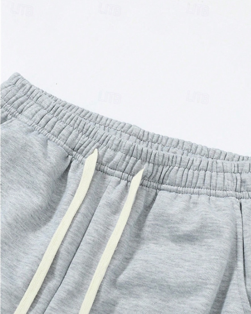 Per uomo Pantaloni da tuta Pantaloni a Zampa Pantaloni Coulisse Tasca Elastico in vita Semplice Comodità Sport all'Aperto Quotidiano Moda Casual Nero Grigio chiaro Micro-elastico del 2026 a $18.99 –P7