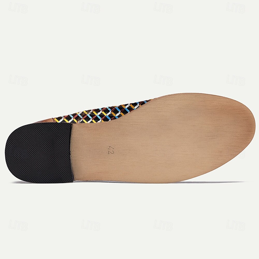 Homens Botas Caminhada Pele PU Tecido Jacquard Confortável Antiderrapante Respirável Botas / Botins Com Cadarço Marron Outono Inverno de 2025 por $46.99 –P6