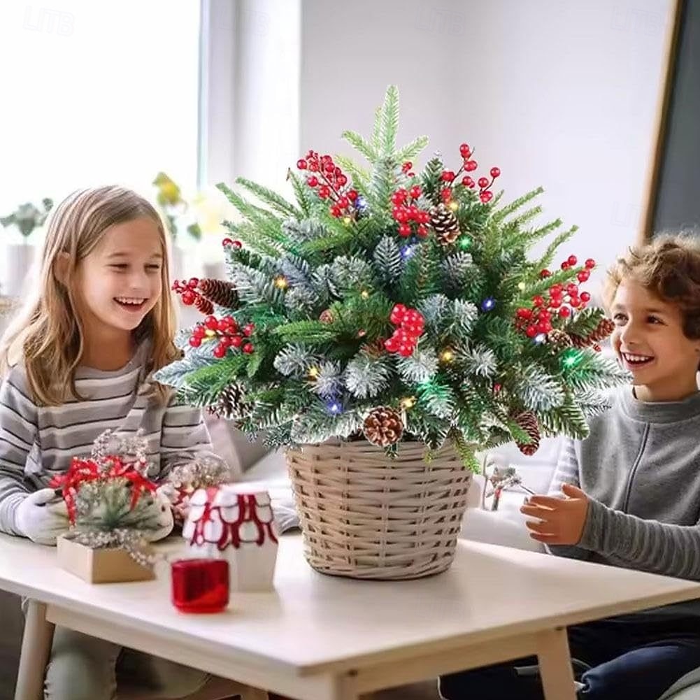 urne de remplissage pour sapin de Noël artificiel pré-éclairé, 8 modes &Piquets d'arbre de Noël alimentés par batterie et minuterie adaptés aux allées, patios, jardins, fêtes d'anniversaire, de 2025 ? $35.99 –P5