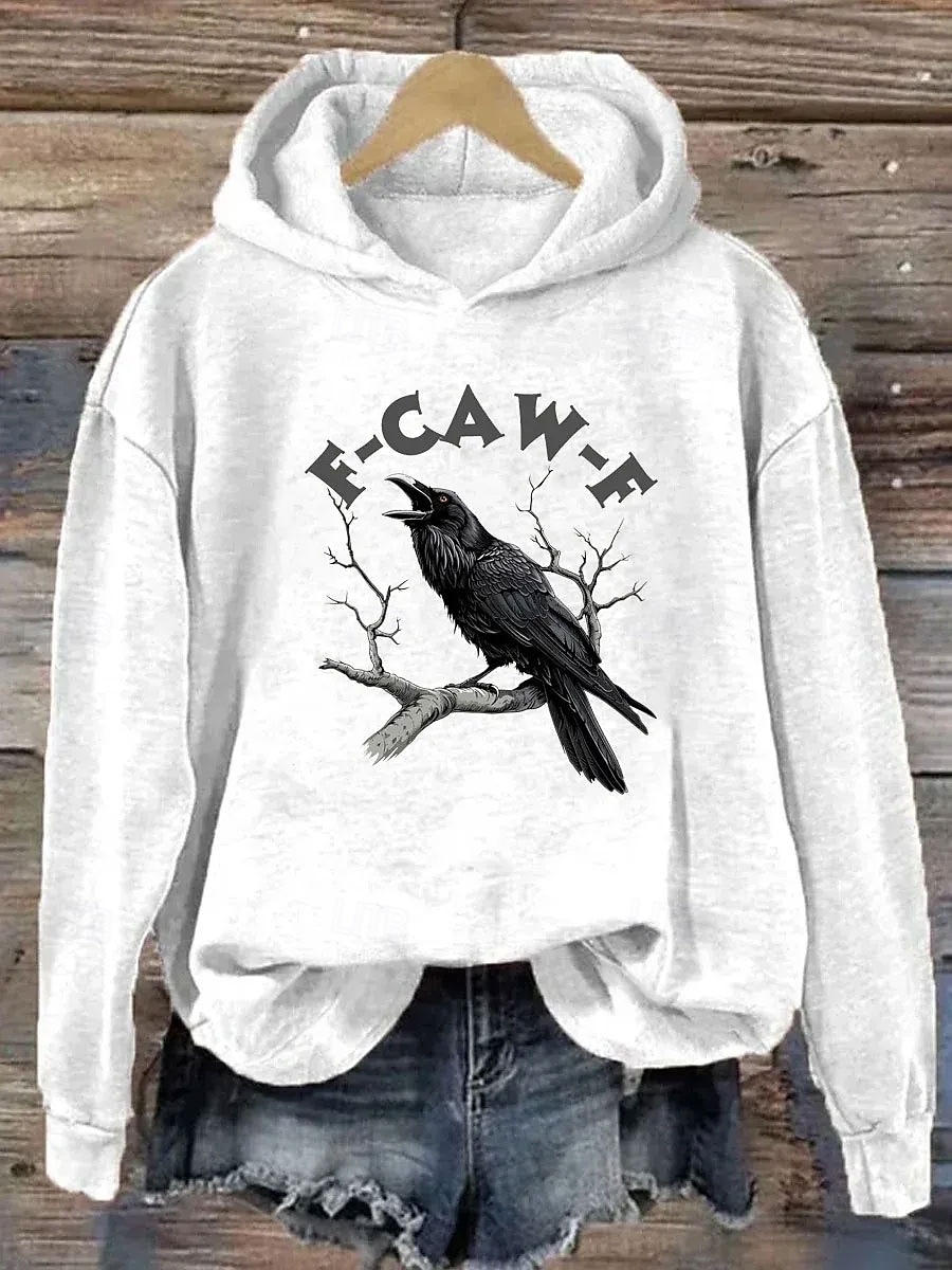 Dame Pullover hettegenser-genser Grafisk Bokstaver Halloween Elegant Varm Aktiv Langermet Med hette Vanlige topper Gate Hverdag Avslappet Trykt mønster Svart Hvit Blå Oransje Grønn Vår Høst Vinter 2025 - $24.99 –P1
