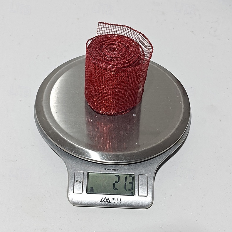 3 rouleaux de ruban de Noël câblé, nœud décoratif à faire soi-même, ruban de satin en maille rouge, décoration de boîte cadeau, fournitures d'artisanat de vacances, ornement d'arbre de Noël et de 2025 ? $9.49 –P1