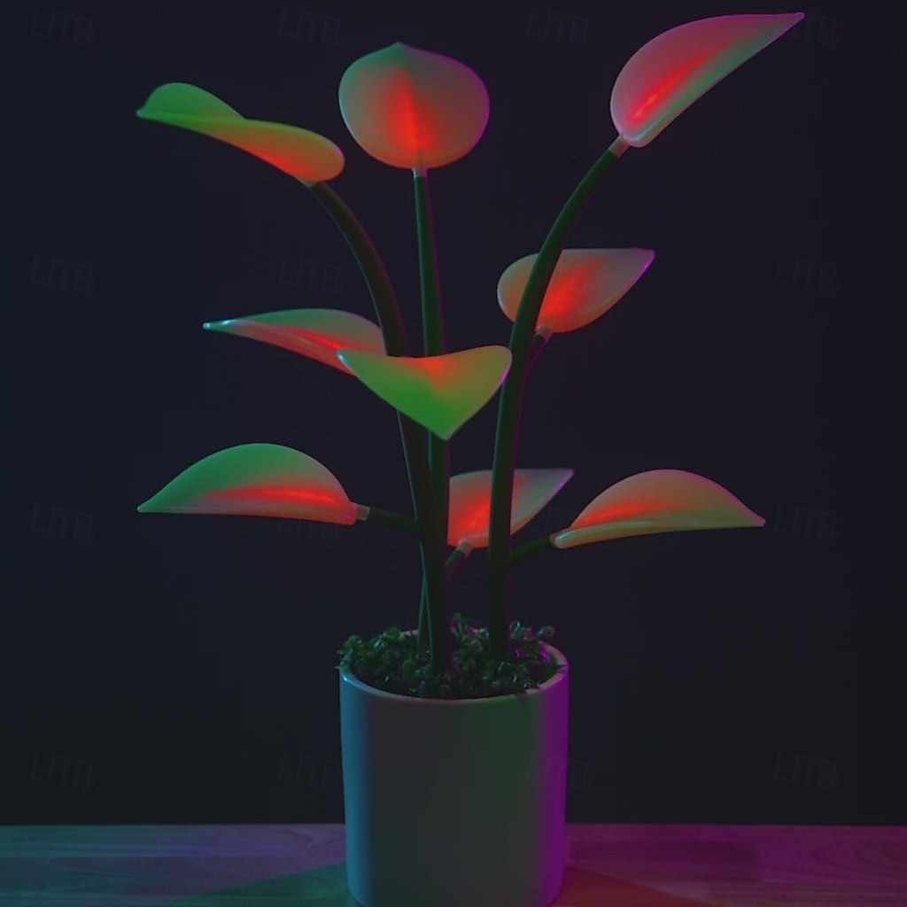 Волшебное светодиодное комнатное растение - светящиеся искусственные растения, комнатные растения бонсай, светящиеся искусственные растения, декоративные феи, бонсай, световое украшение 2025 - $64.99 –P8