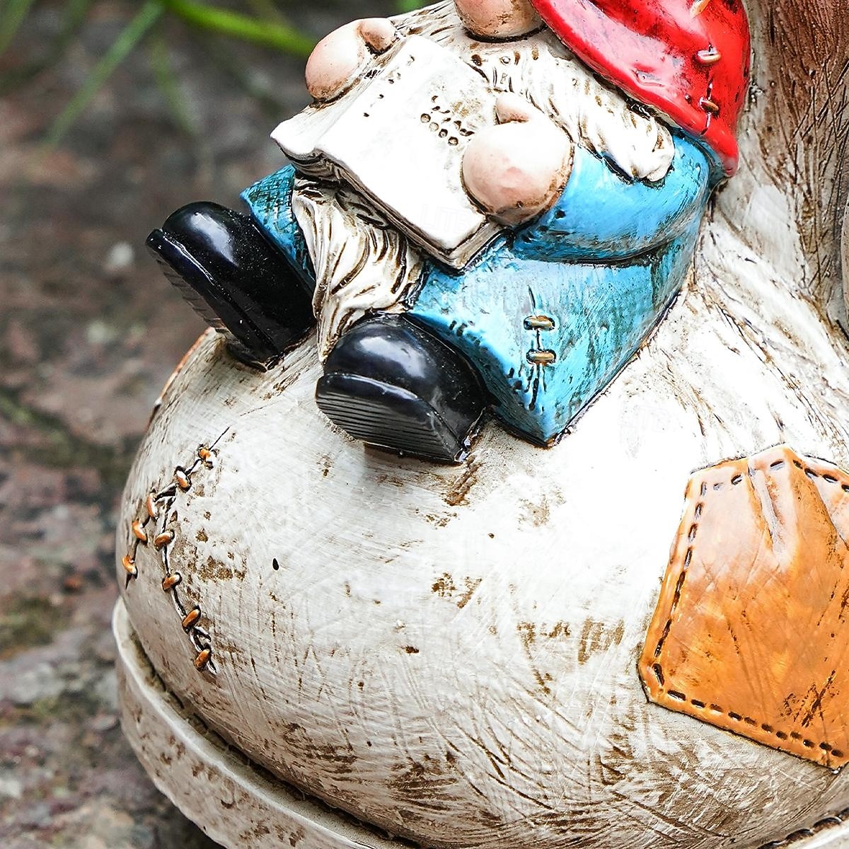 Кашпо для суккулентов в форме гнома в форме ботинка – красочный расписанный вручную цветочный горшок из смолы для декора сада, украшения патио &выращивание мини-растений 2026 - $16.49 –P8