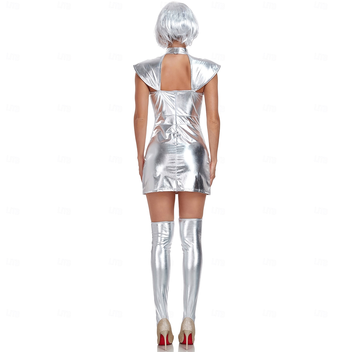 Kostuum Robot Astronaut Cosplay Volwassenen Dames Halloween Carnaval Feest Prestatie Aankleden 2026 - $43.99 –P4