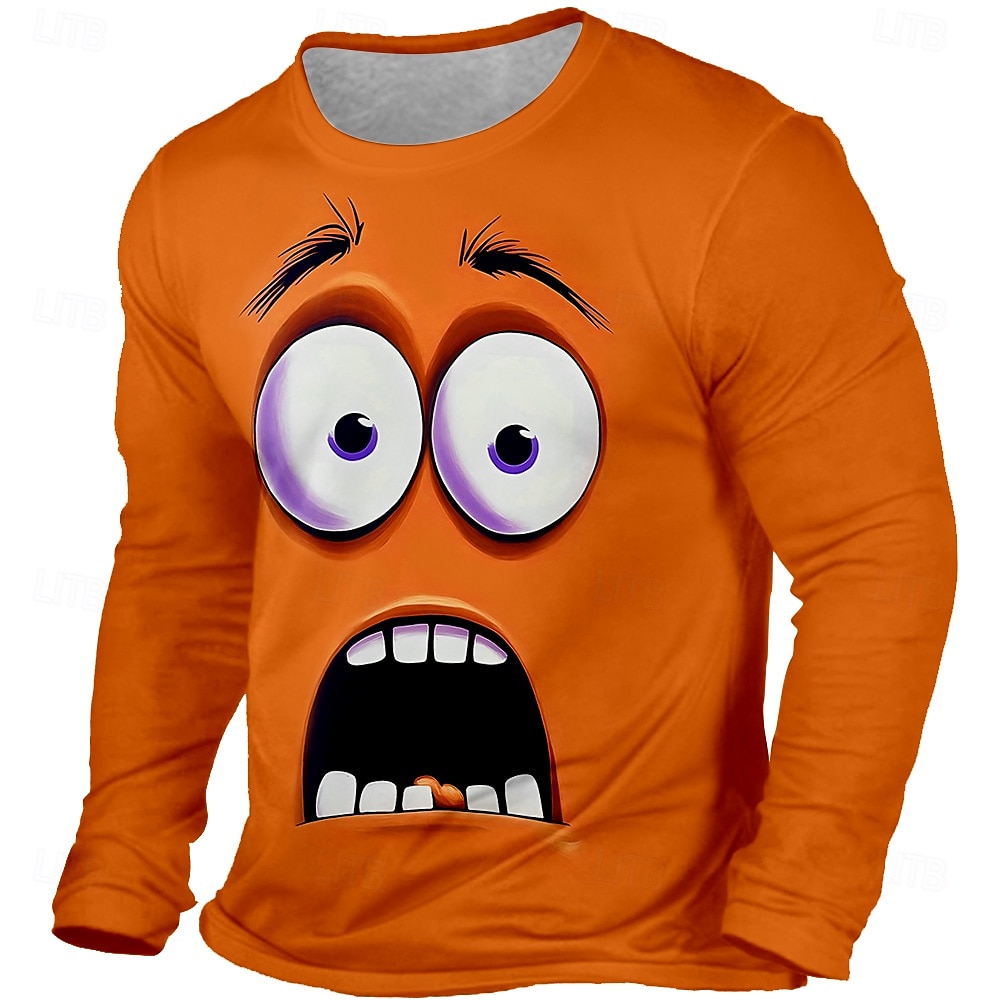 Ανδρικά Λιοντάρι Μπλουζάκι Μακρυμάνικο Κοντομάνικη μπλούζα 3D εκτύπωση Στρογγυλή Ψηλή Λαιμόκοψη Πουκάμισο Μοντέρνα Εξωγκωμένος Καθημερινά Δρόμος Θαλασσί Κίτρινο Ρουμπίνι Όλες οι εποχές Ρούχα Τ M L XL 2026 - $21.99 –P1