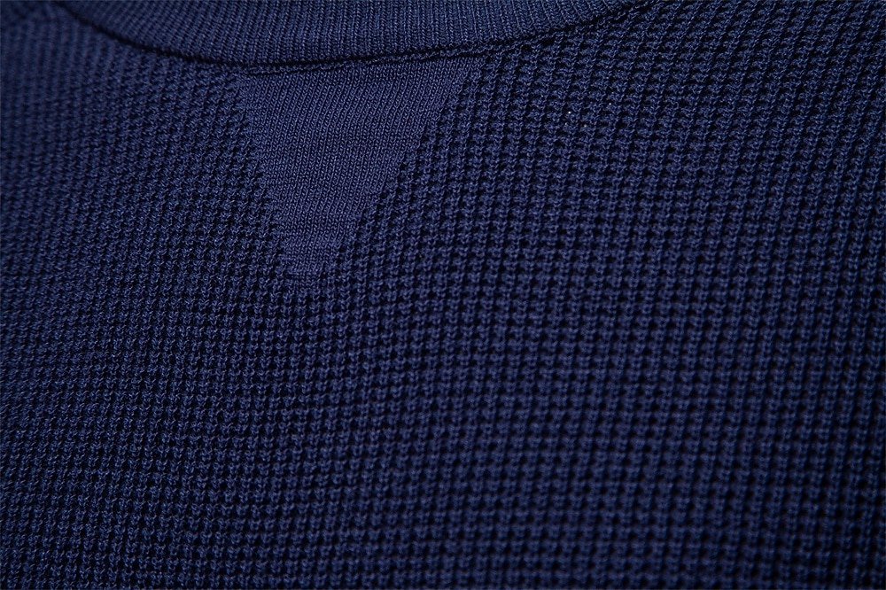 Herre Pullover genser Vaffelstruktur Strikke Crewneck عادي Crew-hals Årgang Kul Skole Feriereise Klær Raglan Ermer Vår Høst Mørk Marineblå Kakifarget S M L 2026 - $35.99 –P27