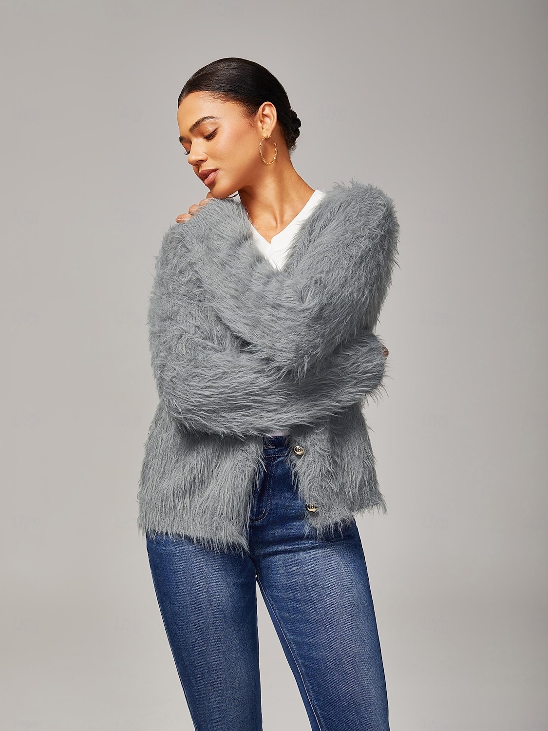 Dame Jeans Full lengde Ankel-lengde Elegant Fritid Mørkeblå Sommer Høst Kryss-sesonger S M L 2025 - $72.99 –P2