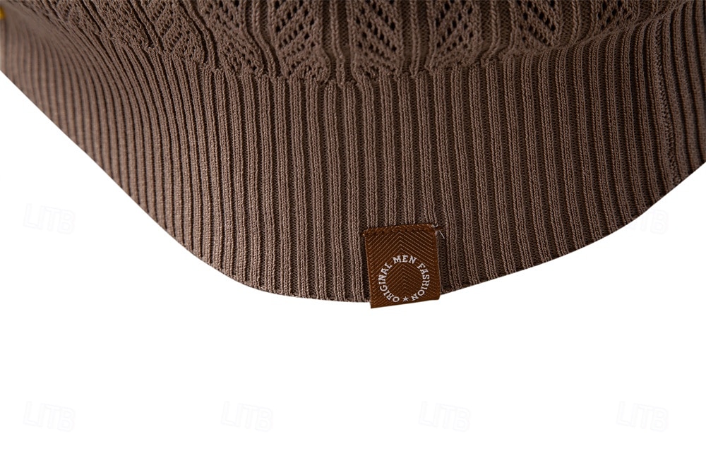 בגדי ריקוד גברים סוודר סוודר לִסְרוֹג חולצות רגילות סרוג כפתורים צבע אחיד צווארון מתקפל וינטאג' יום יומי בית הספר בית ביגוד אביב סתיו שחור חאקי S M L 2026 - $35.99 –P21