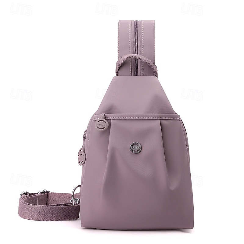 Bolso de viaje impermeable de dos vías, mini mochila para mujer 2025, bolso de pecho de tela Oxford antirrobo, mochila informal de moda para el hombro. 2026 - $30.99 –P18