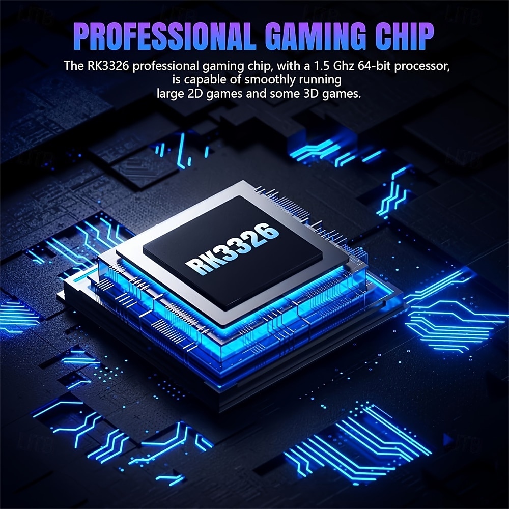 2025年 アップグレードされたr36maxハンドヘルドゲームコンソール - デュアルアクションジョイスティック、USB充電、充電式リチウムバッテリー、64GBカード付属、ブラックキャリングケース、外出先でのゲームに最適なポータブルゲームコンソール  コレクション – $63.99 –P5