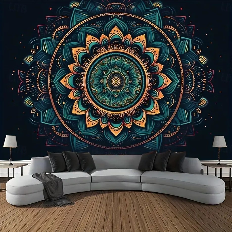 tapeçaria Tapeçarias Mandala Geométrica Boêmio Quarto Sala de estar Dorm Decorações de parede de porta de fundo de 2026 por $21.99 –P11
