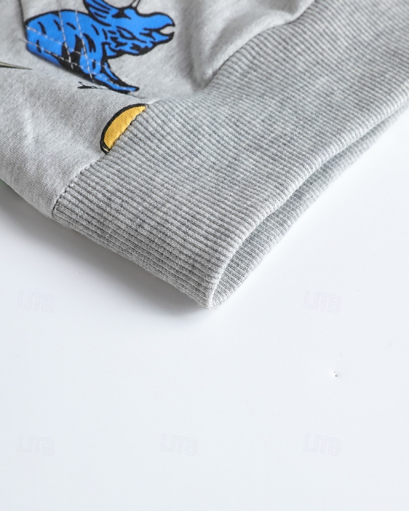Barn Pojkar hoodie med dragkedja Tecknat Långärmad Dragkedja Höst Grundläggande Bomull Utomhus 2025 - $30.99 –P19