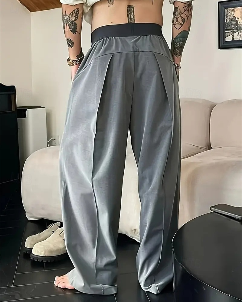 Per uomo Pantaloni Pantaloni casual Tasca Elastico in vita Semplice Comodità Sport all'Aperto Quotidiano Moda Casual Nero Grigio Micro-elastico del 2026 a $26.99 –P2