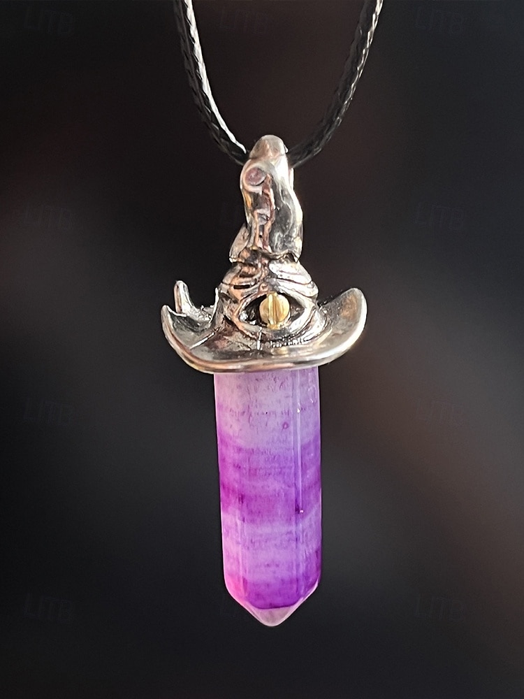 Femmes Collier pendentif Collier Pierre Précieuse & Cristal Alliage ancien Exagéré Halloween Rond de 2025 ? $9.99 –P12