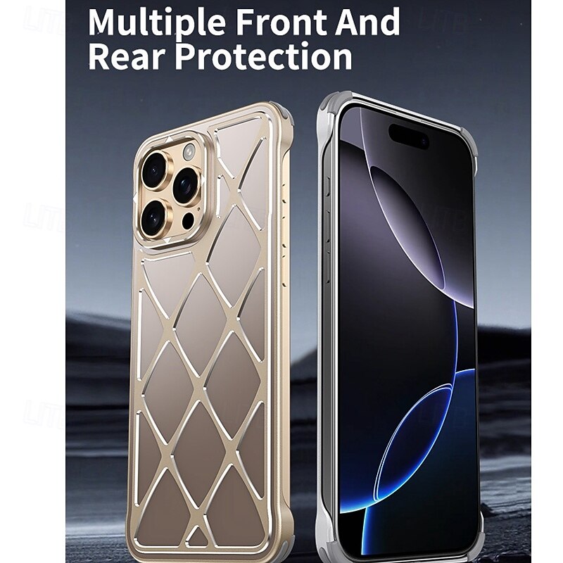 2025年 電話 ケース 用途 iPhone 17 Pro Max 17 Air 16 Pro Max Plus 16 バックカバー 耐衝撃 レトロ風 PC メタル  コレクション – $22.99 –P7
