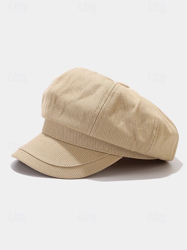 2026年 女性用キャンバスニュースボーイハット - 軽量で通気性に優れ、カーブしたつばと調節可能なストラップ付き。秋冬のストリートウェア、旅行、普段着に最適です。  コレクション – $29.99 –P5