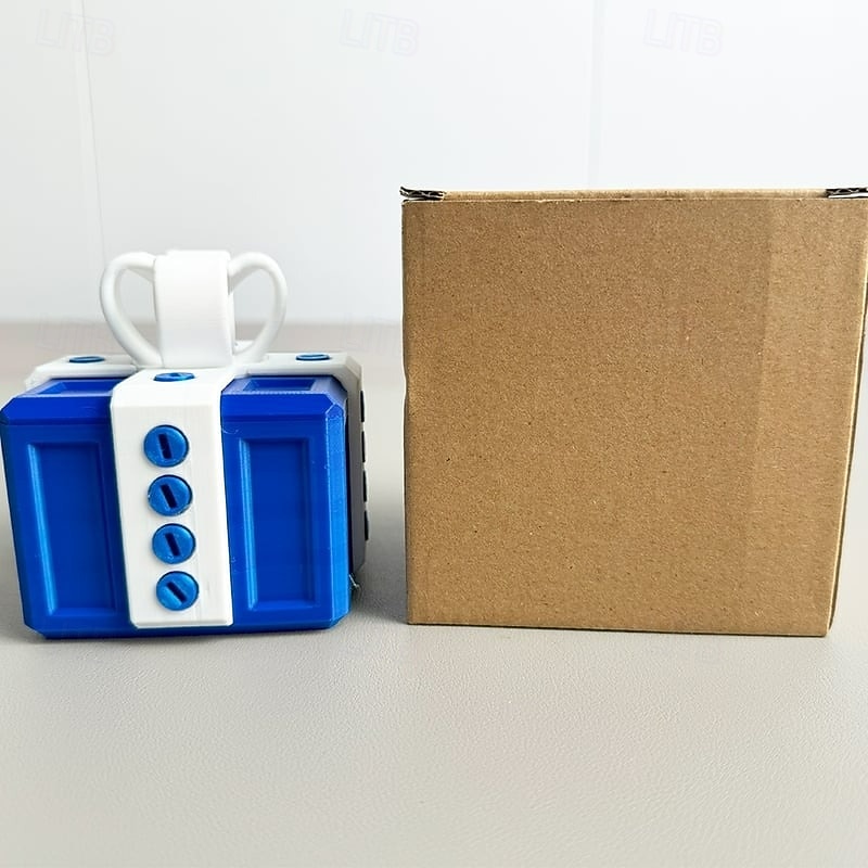 Ornamenti per scatole regalo fastidiose stampate in 3D, divertenti giocattoli, scherzi, puzzle, scatole, scherzi creativi, regali per amici, famiglie, feste, intrattenimento, novità, sorpresa per le vacanze. del 2025 a $19.99 –P13